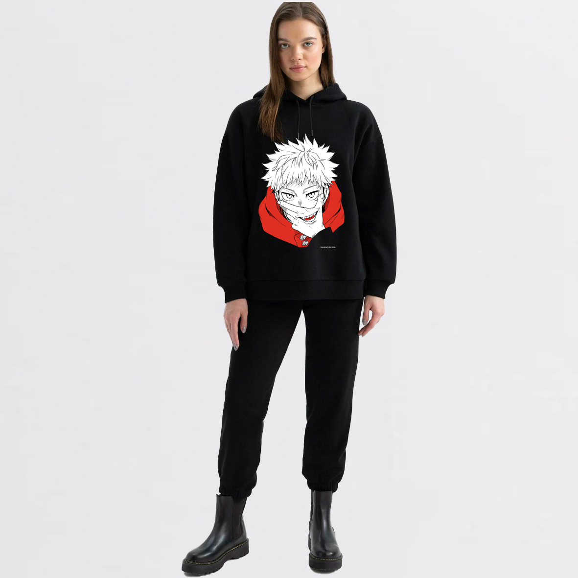 Blacktees Jujutsu Kaisen Graphic Hoodie